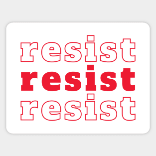 Resist Sticker